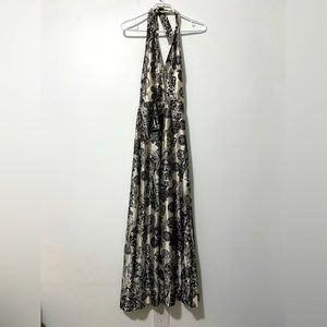 Cindy Juniors Leboff Silver Prom Dress